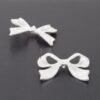 Pearl Ribbon Drop Earrings – Faux Pearl Detail