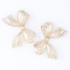 Pearl Ribbon Drop Earrings – Faux Pearl Detail