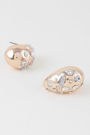 Crystal Night Sky Star-Detail Drop Earrings