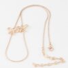Double Ribbon Chain Necklace – Dual Strand Shine