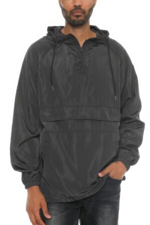 Color Block Anorak Pullover – Lightweight Windbreaker