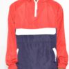 Color Block Anorak Pullover – Lightweight Windbreaker