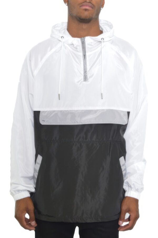 Color Block Anorak Pullover – Lightweight Windbreaker