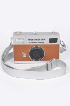 Faux Leather Camera Bag – Structured Compact Crossbody