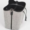 Rhinestone Bucket Bag with Mixed Metal Hardware