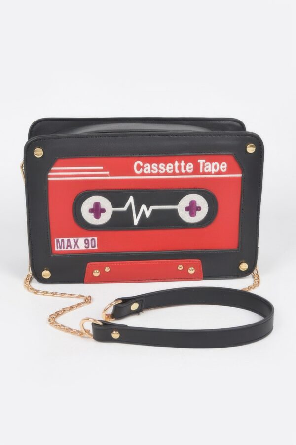 Cassette Tape Novelty Bag – Retro Tape Shape