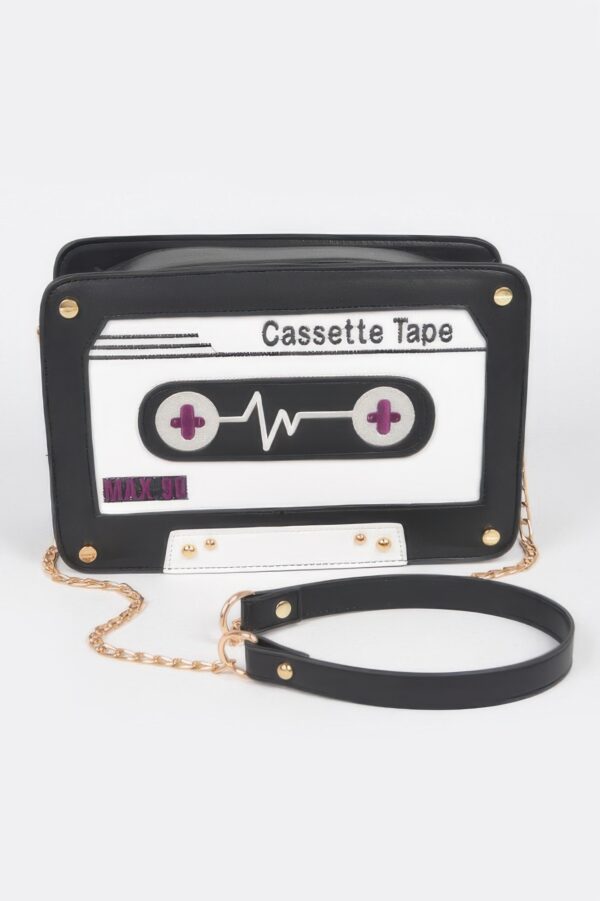 Cassette Tape Novelty Bag – Retro Tape Shape