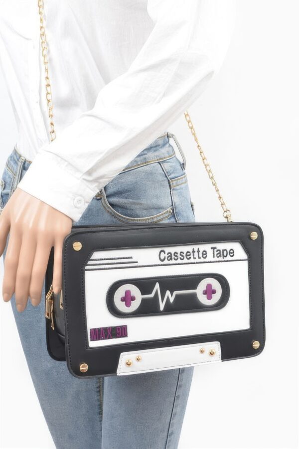 Cassette Tape Novelty Bag – Retro Tape Shape