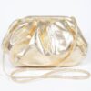 Quilted Metallic PU Bucket Crossbody Bag