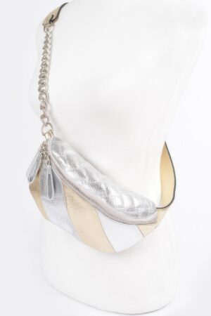 Shimmering Multi-Metallic Fanny Pack