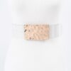 Clear PVC Belt – Oversized Vintage Metal Buckle