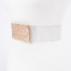 Clear PVC Belt – Oversized Vintage Metal Buckle