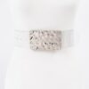 Clear PVC Belt – Oversized Vintage Metal Buckle
