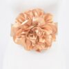Satin Oversized Flower Elastic Waist Belt