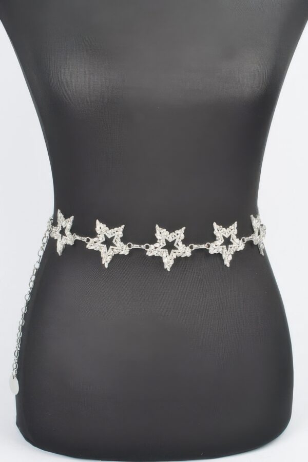 Glass Star Chain Belt – Layered Iron Accent