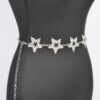 Glass Star Chain Belt – Layered Iron Accent