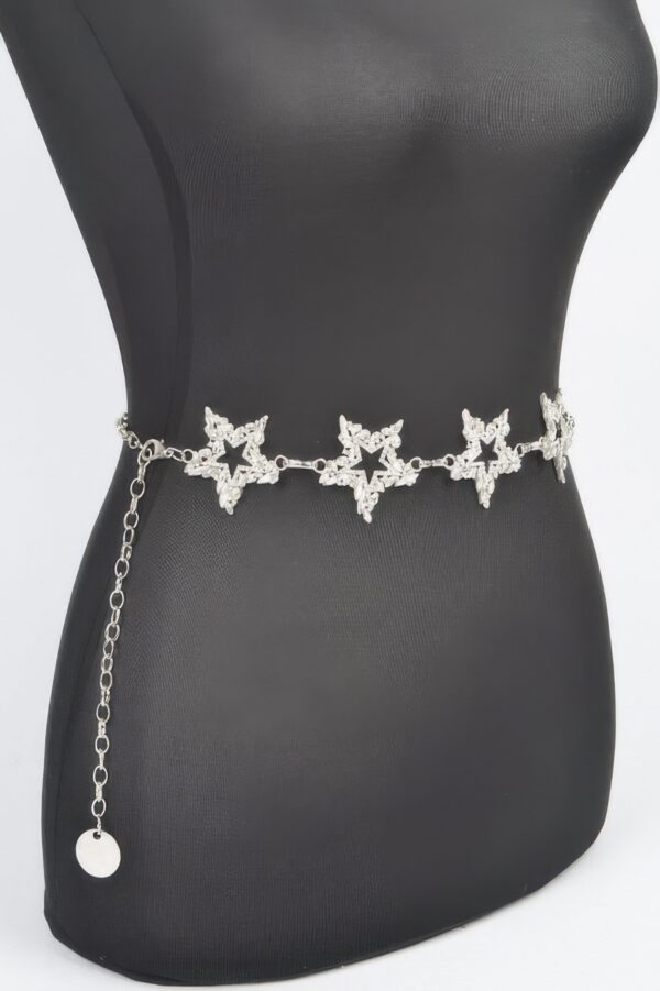 Glass Star Chain Belt – Layered Iron Accent