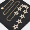 Glass Star Plus-Size Chain Belt