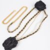 Two Flowers Multi-Layered Plus-Size Chain Belt