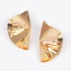 Metal Sculptural Earrings – Polished Minimal Design