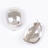 Polished Metal Earrings – Compact Classic Shape