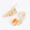 Elongated Metal Earrings – Lightweight Post-Back