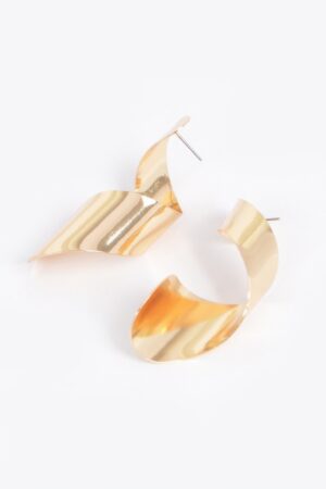 Elongated Metal Earrings – Lightweight Post-Back