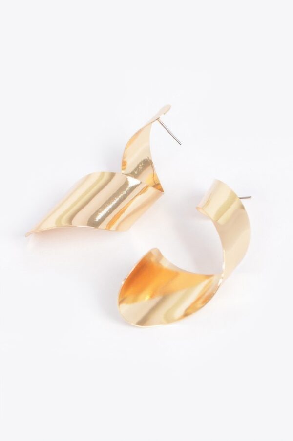 Elongated Metal Earrings – Lightweight Post-Back
