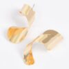Elongated Metal Earrings – Lightweight Post-Back