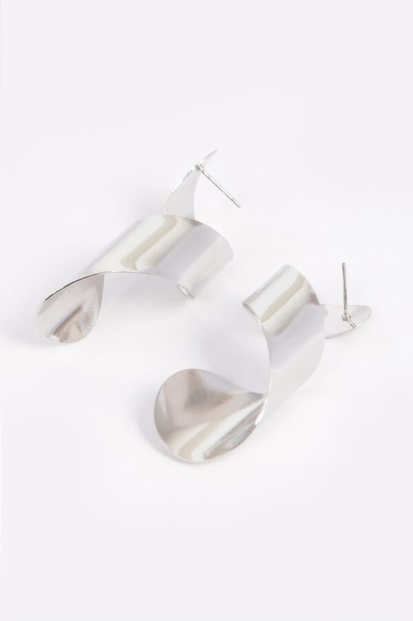 Elongated Metal Earrings – Lightweight Post-Back