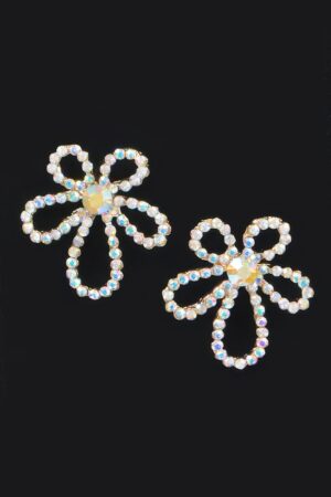 Pearl Flower Earrings – Dainty Floral Pearl Accents
