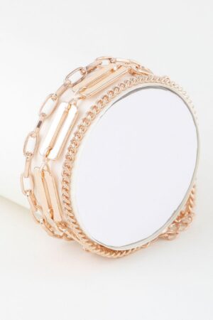 Triple-Plate Curb Link Chain Bracelet – Chunky Plated Shine