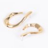 Vintage Metal Earrings – Organic Silhouette