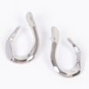 Vintage Metal Earrings – Organic Silhouette