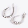 Vintage Metal Earrings – Organic Silhouette