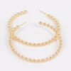 Oversized Metal Hoop Earrings – Sleek Circular Hoops
