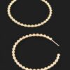 Oversized Metal Hoop Earrings – Sleek Circular Hoops