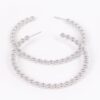 Oversized Metal Hoop Earrings – Sleek Circular Hoops