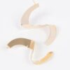 Vintage Brushed Metal Elongated Earrings