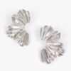 Gold-Plated Metal Drop Earrings – Polished Silhouette