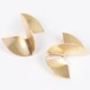 Polished Gold-Plated Earrings – Lightweight Shine