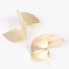 Polished Gold-Plated Earrings – Lightweight Shine