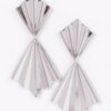 Gold-Plated Elongated Drop Earrings – Polished Shine