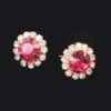 Petite Stone Stud Earrings – Minimal Polished Sparkle