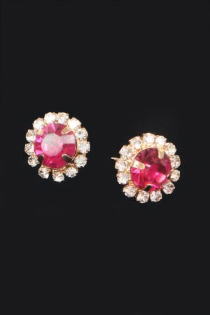 Petite Stone Stud Earrings – Minimal Polished Sparkle