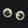 Petite Stone Stud Earrings – Minimal Polished Sparkle