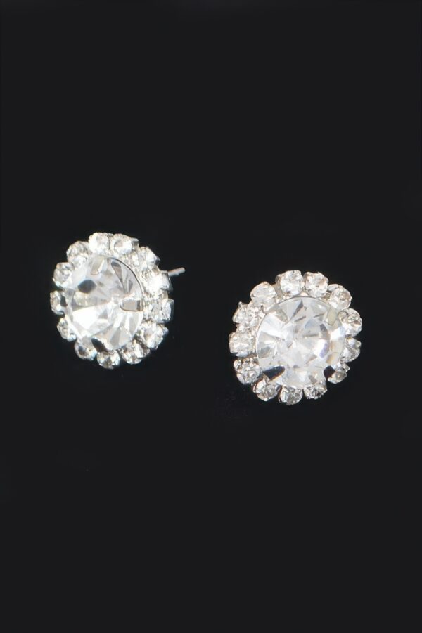 Petite Stone Stud Earrings – Minimal Polished Sparkle