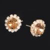 Petite Stone Stud Earrings – Minimal Polished Sparkle