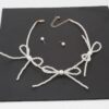 Triple Pearl Ribbon Necklace – Short Layering Tie
