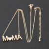 Mama Heart Necklace – Engraved Heart Charm